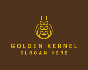 Wheat Grain Farm logo design