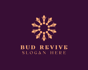 Floral Bud Circle logo