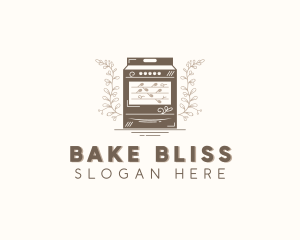 Baker Baking Oven  logo design