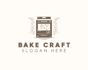 Baker Baking Oven  logo design