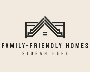 Home Residence Roof logo design