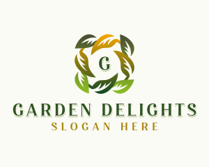 Leaf  Garden Boutique logo design