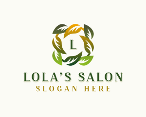 Leaf  Garden Boutique logo design