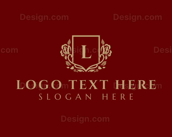 Deluxe Floral Boutique Logo