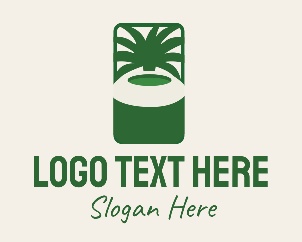 Coconut Tree logo example 3