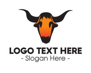 Texas Bull Skull logo