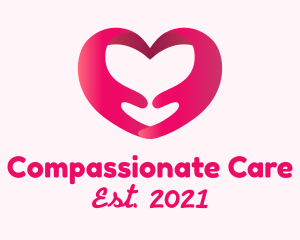 Heart Love Care logo design