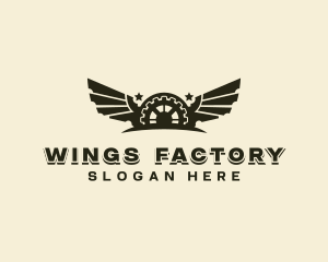 Gear Mechanical Wings logo