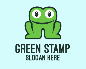 Green Dental Tooth Frog logo design