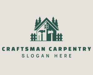 Carpenter Home Woodwork logo design