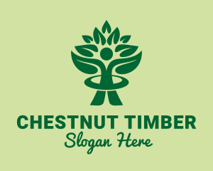 Forestry Human Tree  logo design