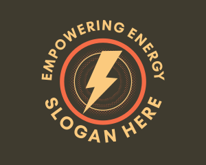 Electric Lightning Energy logo design