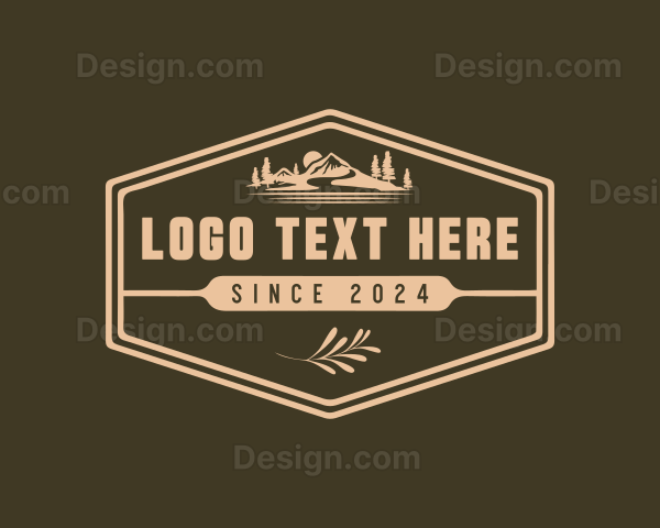 Mountain Natural Landscape Logo