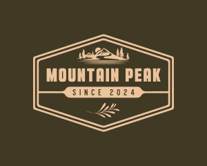 Mountain Natural Landscape logo design