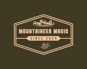 Mountain Natural Landscape logo design