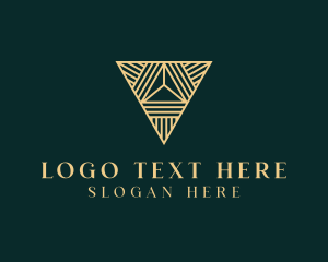 Luxury Pyramid Triangle logo