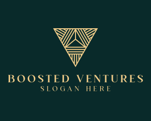 Luxury Pyramid Triangle logo design