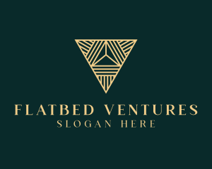 Luxury Pyramid Triangle logo design