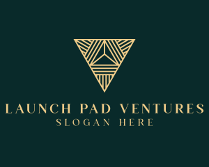 Luxury Pyramid Triangle logo design