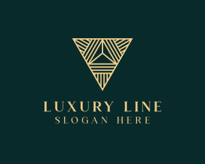 Luxury Pyramid Triangle logo design