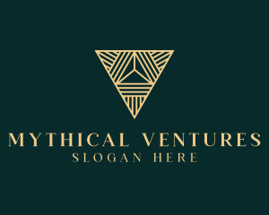 Luxury Pyramid Triangle logo design