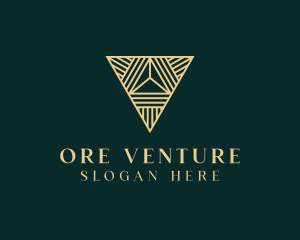 Luxury Pyramid Triangle logo design