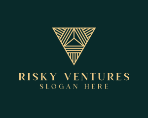 Luxury Pyramid Triangle logo design