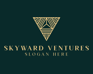 Luxury Pyramid Triangle logo design