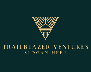 Luxury Pyramid Triangle logo design