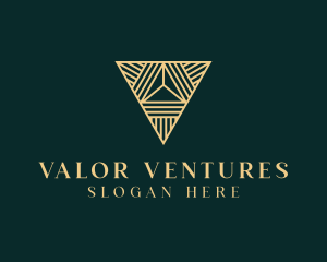 Luxury Pyramid Triangle logo design