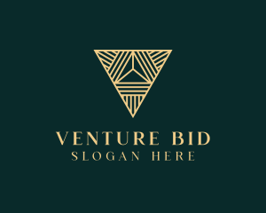 Luxury Pyramid Triangle logo design