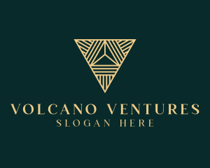 Luxury Pyramid Triangle logo design