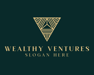 Luxury Pyramid Triangle logo design