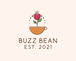 Coffee Plant Mug  logo design