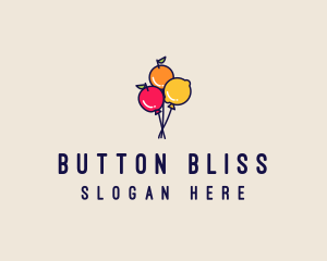 Fresh Fruit Balloon logo design