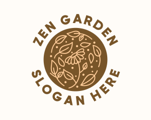 Organic Flower Skin Care  logo design