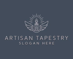 Artisanal Candle Wings logo design