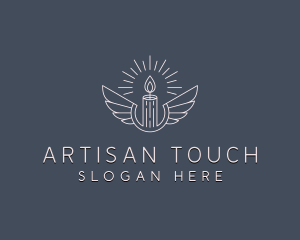 Artisanal Candle Wings logo design