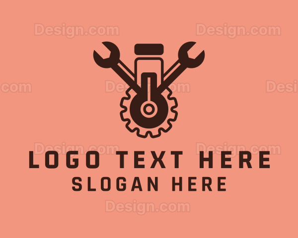 Mechanical Wrench Repair Logo