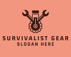 Mechanical Wrench Repair logo design