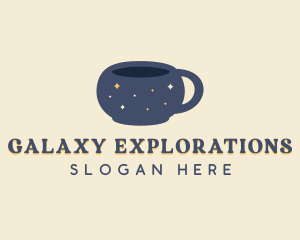 Space Mug Cafe logo design