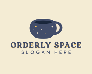 Space Mug Cafe logo design