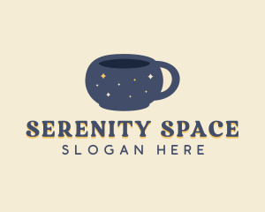 Space Mug Cafe logo design