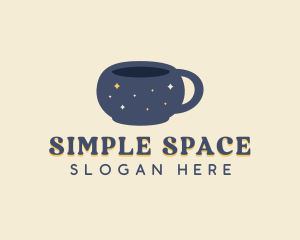 Space Mug Cafe logo design