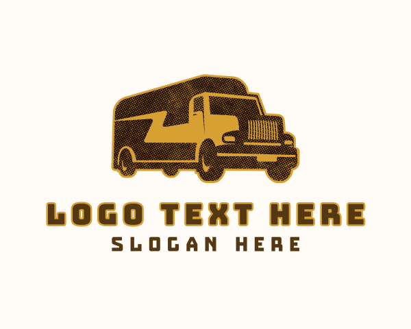 Rustic Lightning Truck Logistics logo