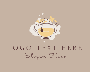 Floral Tea Kettle  logo