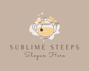 Floral Tea Kettle  logo