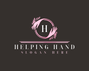 Wellness Spa Hands logo design