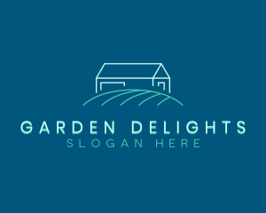 Lawn Backyard Landscaping logo design