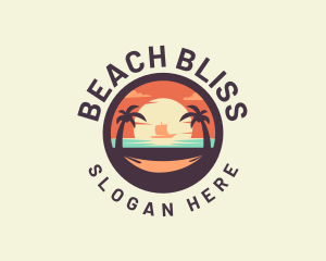 Beach Ocean Sailing logo design